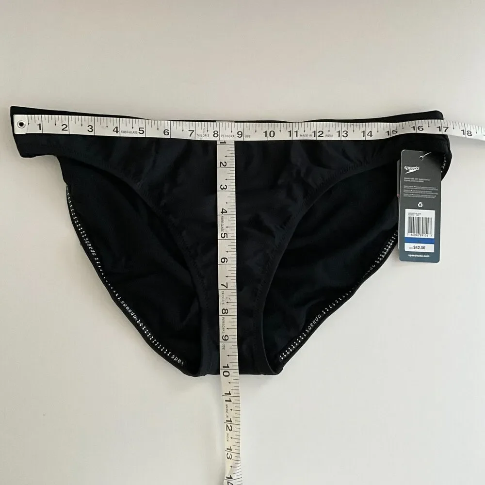 Speedo Power Flex UV 50+ Bikini Bottom Black XL